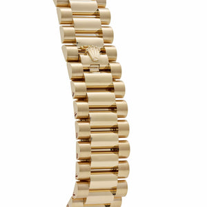 Rolex Day-Date 36 128398TBR Yellow Gold Carnelian Diamond Roman Numerals Dial Diamond Bezel — foto 8