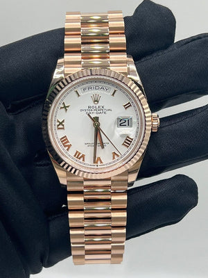Rolex Day-Date 36 128235 Rose Gold White Dial (2026) — foto 2