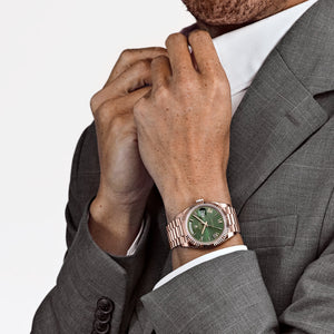 Rolex Day-Date 40 228235 Rose Gold Olive Green Dial (2021) — foto 3