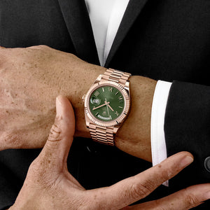 Rolex Day-Date 40 228235 Rose Gold Olive Green Dial (2026) — foto 3