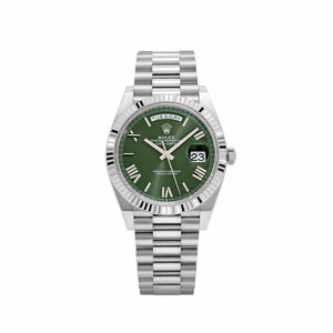 Rolex Day-Date 40 228239 White Gold Olive Dial (2020) — foto 1