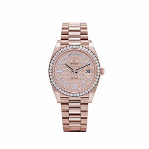 Rolex Day-Date 40 228345RBR Rose Gold Diamond Dial Diamond Bezel (2024) — foto 1