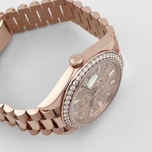 Rolex Day-Date 40 228345RBR Rose Gold Diamond Dial Diamond Bezel (2024) — foto 6