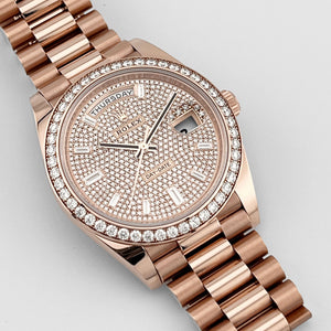 Rolex Day-Date 40 228345RBR Rose Gold Diamond Dial Diamond Bezel (2024) — foto 4