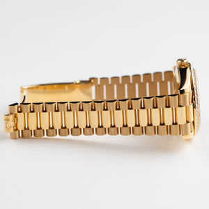 Rolex Day-Date 40 228348RBR Yellow Gold Champagne Diamond Baguette Dial Diamond Bezel (2021) — foto 9