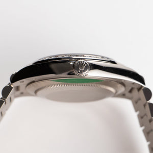Rolex Day-Date 40 228349RBR White Gold Black Diamond Baguette Dial Diamond Bezel (2021) — foto 10