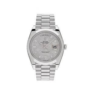 Rolex Day-Date 40 228206 Platinum Meteorite Diamond Dial — foto 1