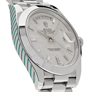 Rolex Day-Date 40 228206 Platinum Meteorite Diamond Dial — foto 4