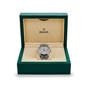 Rolex Day-Date 40 228206 Platinum Meteorite Diamond Dial — foto 7