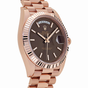 Rolex Day-Date 40 Reference 228235 Rose Gold Chocolate Dial (2025) — foto 4