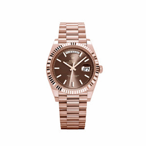 Rolex Day-Date 40 Reference 228235 Rose Gold Chocolate Dial (2025) — foto 1
