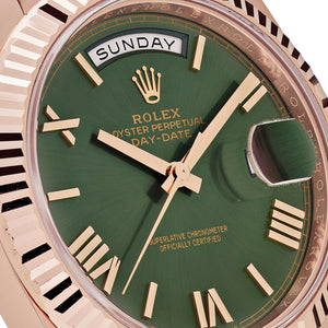 Rolex Day-Date 40 228235 Rose Gold Olive Green Dial (2021) — foto 5