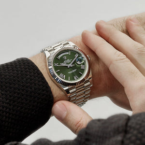 Rolex Day-Date 40 228239 White Gold Olive Green Dial (2025) — foto 2