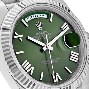 Rolex Day-Date 40 228239 White Gold Olive Green Dial (2025) — foto 5