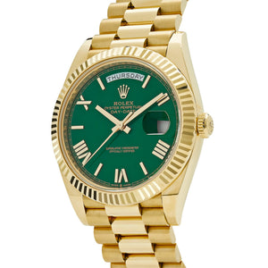 Rolex Day-Date 40 228238 Yellow Gold Green Roman Numerals Dial (2025) — foto 3