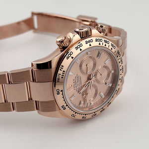 Rolex Daytona 116505 Rose Gold Sundust Diamond Baguette Dial (2019) — foto 5