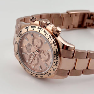 Rolex Daytona 116505 Rose Gold Sundust Diamond Baguette Dial (2019) — foto 4