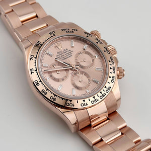 Rolex Daytona 116505 Rose Gold Sundust Diamond Baguette Dial (2019) — foto 3