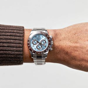 Rolex Daytona 116506 Platinum Ice Blue Arabic Dial (2023) — foto 2