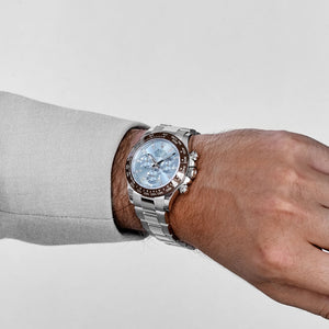 Rolex Daytona 116506 Platinum Ice Blue Baguette Diamond Dial (2021) — foto 2