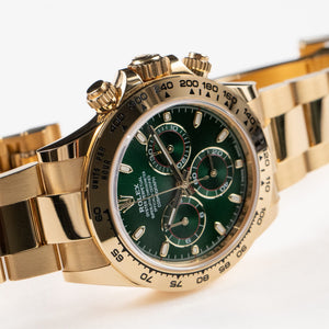 Rolex Daytona 116508 'John Mayer' Yellow Gold Green Dial (2022) — foto 7
