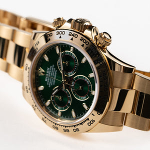 Rolex Daytona 116508 'John Mayer' Yellow Gold Green Dial (2022) — foto 6