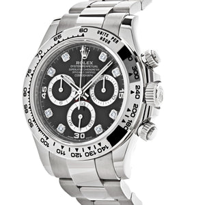 Rolex Daytona 116509 White Gold Black Diamond Dial — foto 2