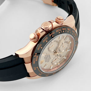Rolex Daytona 116515LN Rose Gold Baguette Diamond Sundust Dial (2023) — foto 4