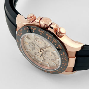Rolex Daytona 116515LN Rose Gold Baguette Diamond Sundust Dial (2023) — foto 3