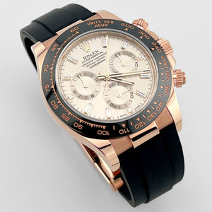 Rolex Daytona 116515LN Rose Gold Baguette Diamond Sundust Dial (2023) — foto 2