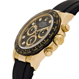 Rolex Daytona 116518LN Yellow Gold Black Diamond Dial — foto 5