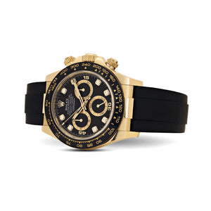 Rolex Daytona 116518LN Yellow Gold Black Diamond Dial — foto 3