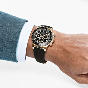 Rolex Daytona 116518LN Yellow Gold Black Diamond Dial — foto 2