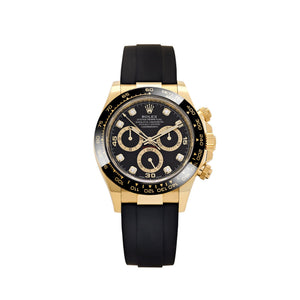 Rolex Daytona 116518LN Yellow Gold Black Diamond Dial — foto 1