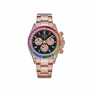 Rolex Daytona 116595RBOW 'Rainbow' Rose Gold Black Dial Sapphire Bezel — foto 1