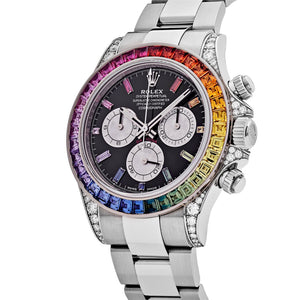 Rolex Daytona 116599RBOW 'Rainbow' White Gold Black Dial Sapphire Bezel — foto 3