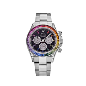 Rolex Daytona 116599RBOW 'Rainbow' White Gold Black Dial Sapphire Bezel — foto 1
