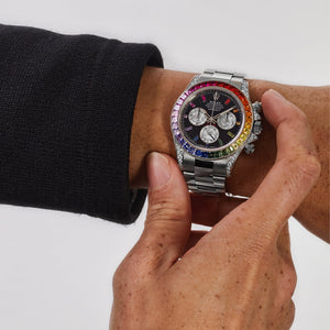 Rolex Daytona 116599RBOW 'Rainbow' White Gold Black Dial Sapphire Bezel — foto 2