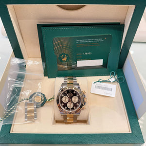 Rolex Daytona 126503 Stainless Steel Yellow Gold Black Diamond Dial (2024) — foto 11