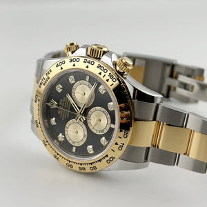 Rolex Daytona 126503 Stainless Steel Yellow Gold Black Diamond Dial (2024) — foto 4