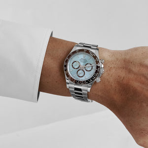 Rolex Daytona 126506 Platinum Ice Blue Diamond Baguette Dial (2026) — foto 2