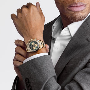 Rolex Daytona 126508 'John Mayer 2.0' Yellow Gold Bright Green and Golden Dial (2026) — foto 3