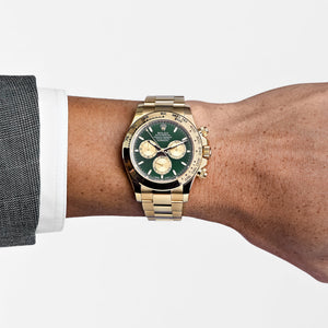 Rolex Daytona 126508 'John Mayer 2.0' Yellow Gold Bright Green and Golden Dial (2026) — foto 2