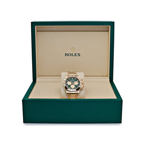 Rolex Daytona 126508 'John Mayer 2.0' Yellow Gold Bright Green and Golden Dial (2026) — foto 8