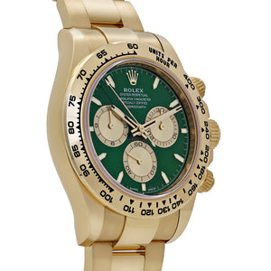 Rolex Daytona 126508 'John Mayer 2.0' Yellow Gold Bright Green and Golden Dial (2026) — foto 6