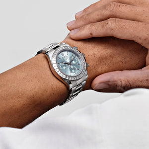 Rolex Daytona 126576TBR Platinum Ice Blue Diamond Dial Diamond Bezel — foto 2