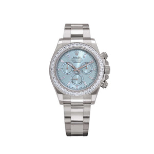 Rolex Daytona 126576TBR Platinum Ice Blue Diamond Dial Diamond Bezel — foto 1