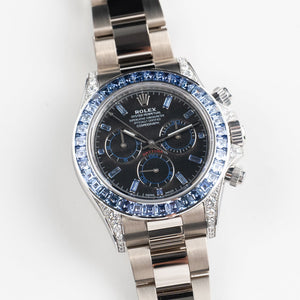 Rolex Daytona 126599TSA White Gold Silver Sheen Obsidian Dial Sapphire Bezel (2025) — foto 5