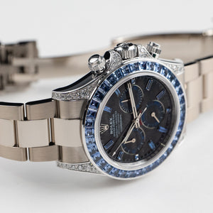 Rolex Daytona 126599TSA White Gold Silver Sheen Obsidian Dial Sapphire Bezel (2025) — foto 7