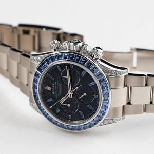 Rolex Daytona 126599TSA White Gold Silver Sheen Obsidian Dial Sapphire Bezel (2025) — foto 6